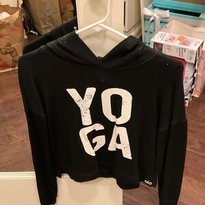 ALO Yoga Black and White Hoodie
